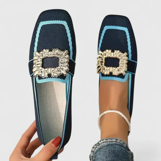 Lysithea | Women's Slip-On Buckle Loafers