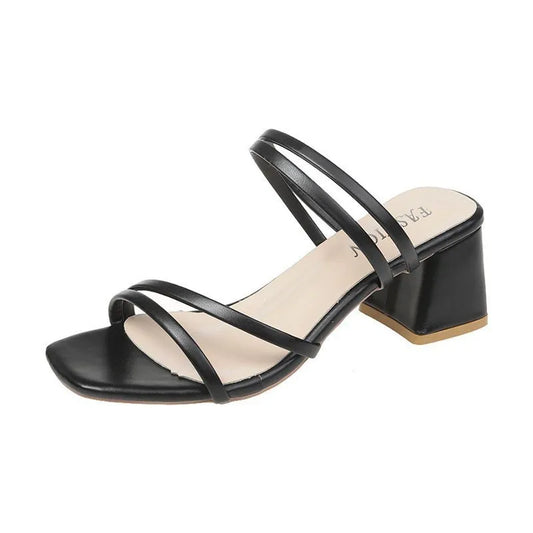 Lysithea | Women's Strappy Block Heel Sandals