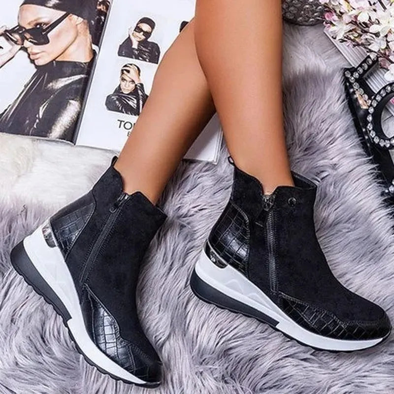 Lysithia | Women's Side Zip Ankle Boots