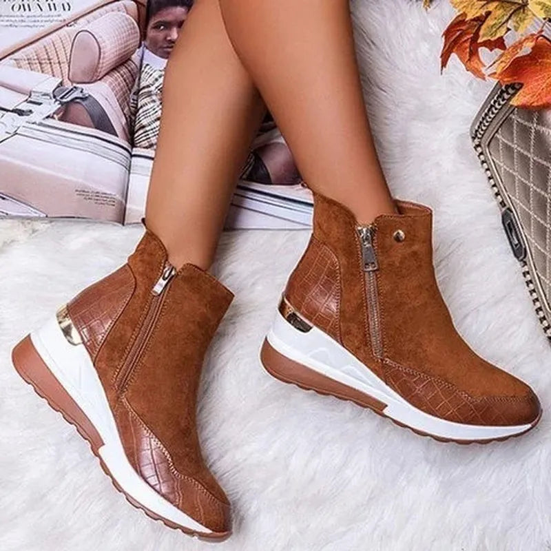 Lysithia | Women's Side Zip Ankle Boots