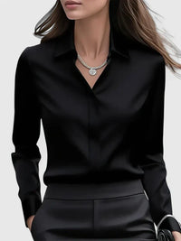 Maeve | Women's Long Sleeve Button Down Collared Blouse