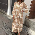 Magnolia | Women's Floral Print Long Sleeve Maxi Dress