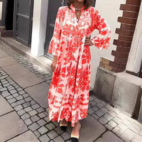 Magnolia | Women's Floral Print Long Sleeve Maxi Dress