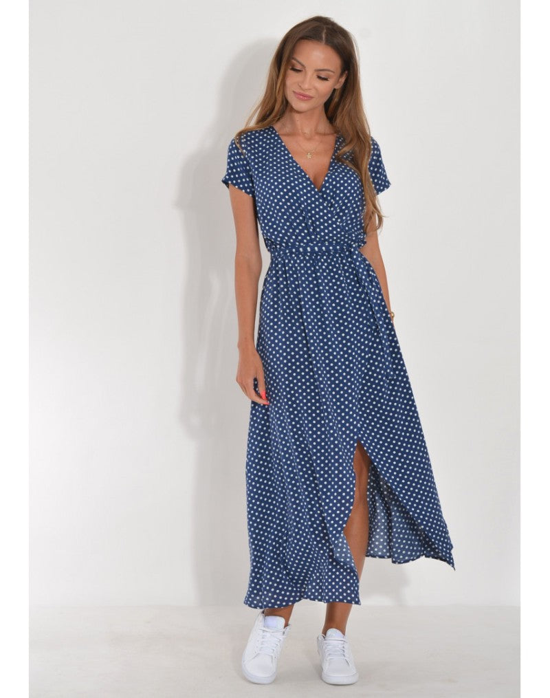 Beatrice - Stylish V-Neck Floral Dress