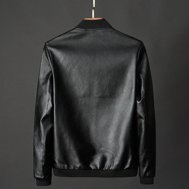 Alfie - Leather Biker Jacket