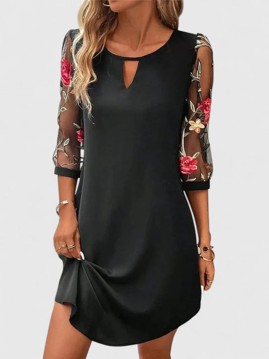 Raveline | Elegant Summer Dress Black