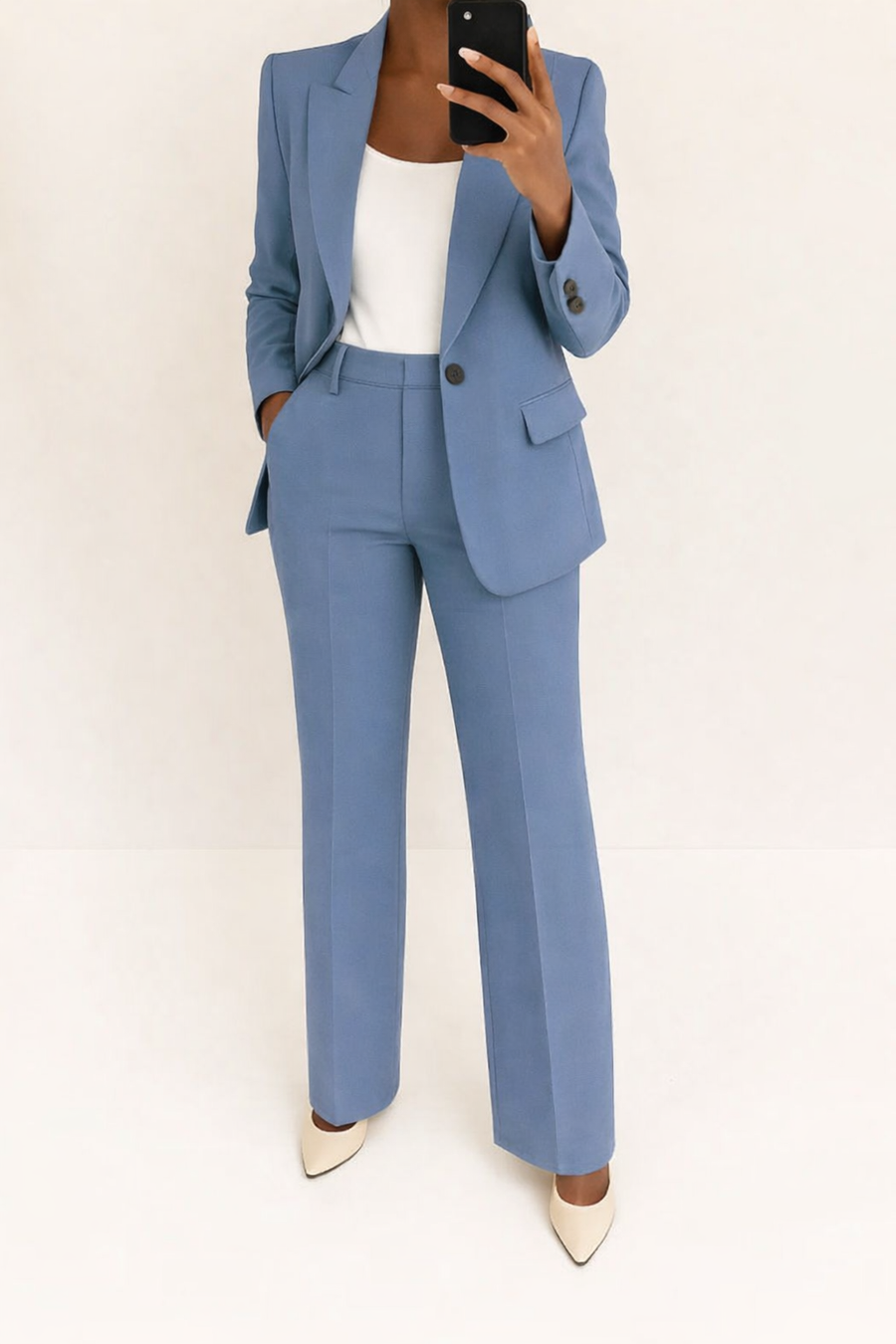 Marguerite | Women's Wide Leg Blazer Suit Set