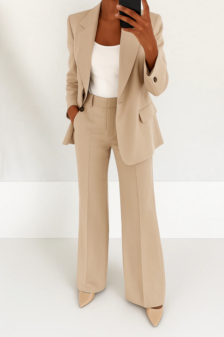 Marguerite | Women's Wide Leg Blazer Suit Set