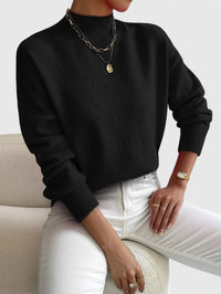 Marchelina | Elegant Turtleneck Sweater Black