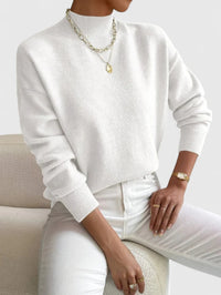 Marchelina | Elegant Turtleneck Sweater White