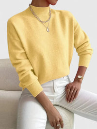 Marchelina | Elegant Turtleneck Sweater Yellow