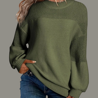 Marigold | Women's Round Neck Relaxed Sweater