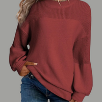 Marigold | Women's Round Neck Relaxed Sweater