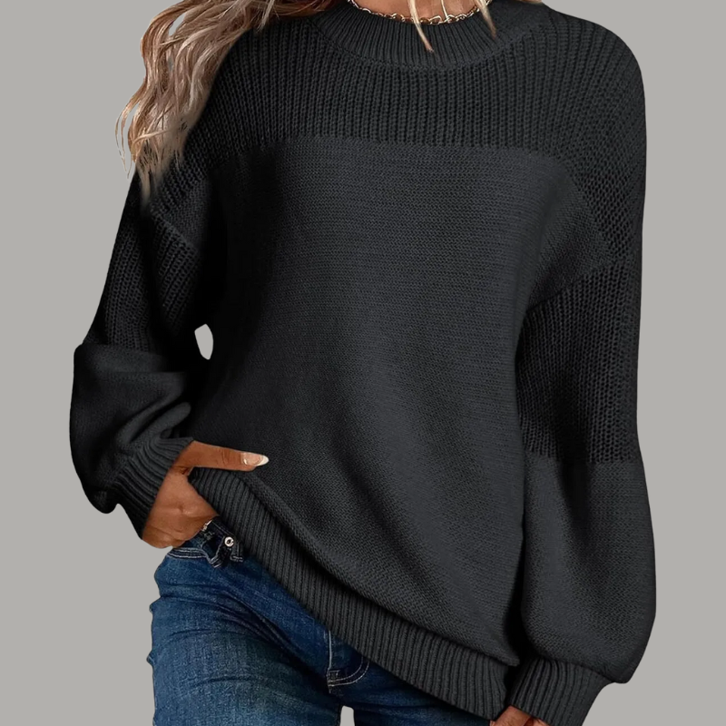 Marigold | Women's Round Neck Relaxed Sweater