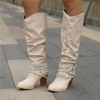Marlowe | Women's Knee High Block Heel Boots