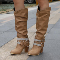 Marlowe | Women's Knee High Block Heel Boots