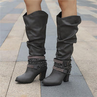 Marlowe | Women's Knee High Block Heel Boots
