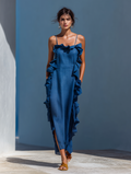 Madison - Flowing Ruffle Maxi Dress