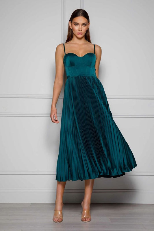 Milan Dress Emerald Green