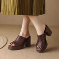 Minerva | Women's Block Heel Platform Sandals