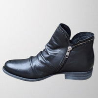 Mirabel | Women's Purple Zip Ankle Boots