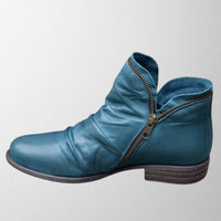 Mirabel | Women's Purple Zip Ankle Boots