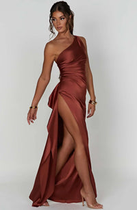 Mireille | Women's One Shoulder Maxi Evening Dress