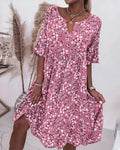 Moira | Women's V-Neck Floral Mini Dress