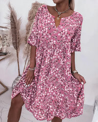 Moira | Women's V-Neck Floral Mini Dress