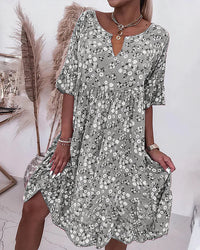 Moira | Women's V-Neck Floral Mini Dress