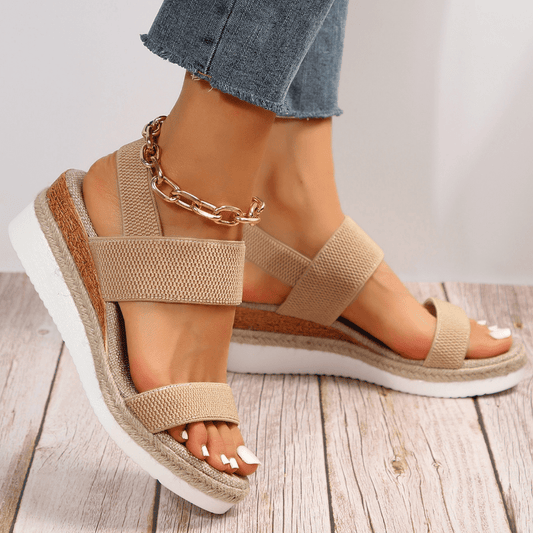 Melyora | Orthopedic Platform Sandals Brown (Almost sold out)