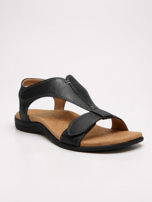 Nadette | Women's T-Strap Comfort Flat Sandals
