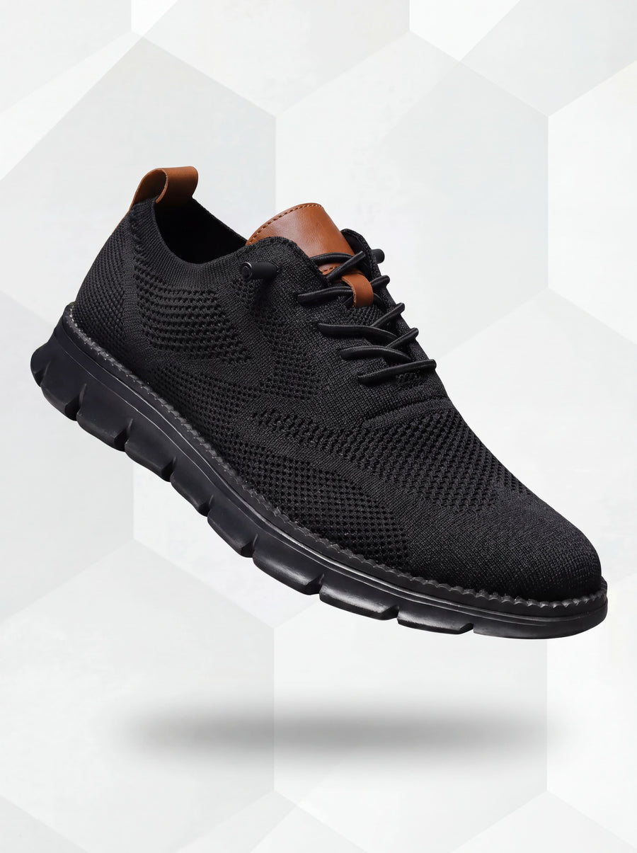 Heath – Ultracomfort Breathable Shoes in Black