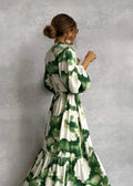 Noelle | Women's Long Sleeve Tie-Dye Maxi Dress