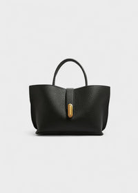 Noire Structured Tote Bag