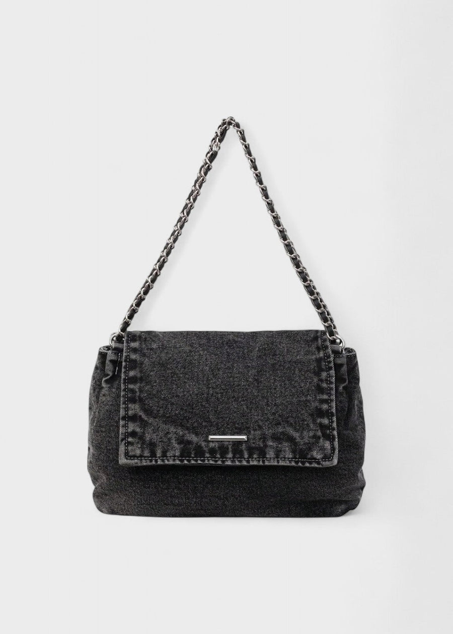 Briseida Denim Chain Bag