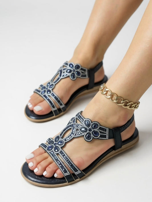 Octaviana | Women's Embellished Flat Sandals