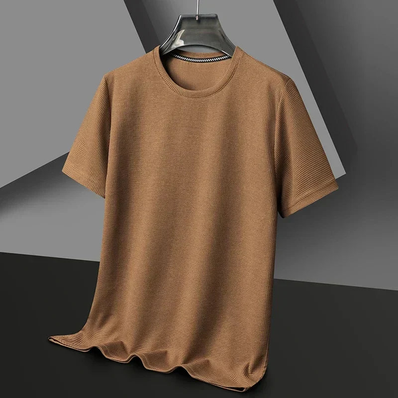 Oleander | Men's Waffle Knit Crew Neck T-Shirt