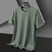 Oleander | Men's Waffle Knit Crew Neck T-Shirt