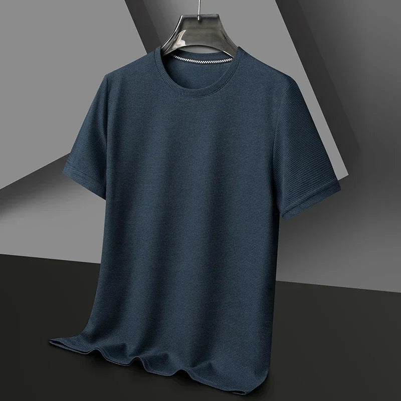 Oleander | Men's Waffle Knit Crew Neck T-Shirt