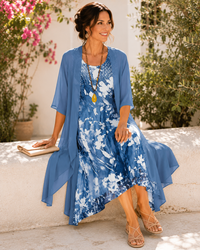Yvonne – Flowing Two-Layer Dress