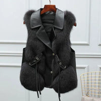 Ophira | Women's Collared Button Front Vest
