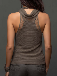 Lina - Casual & Sexy Knit Two-Piece Tank Set