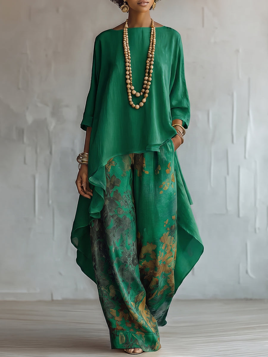 Mireyah – Boho Floral Two-Piece Set