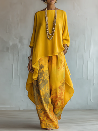 Mireyah – Boho Floral Two-Piece Set