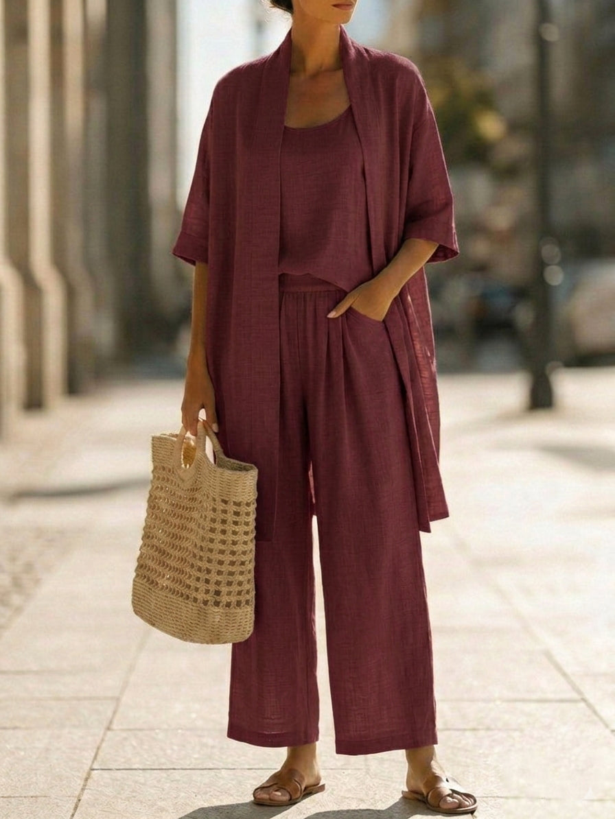Runa - Lightweight Linen Co-Ord Set