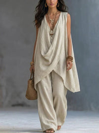 Hazel - Cotton and Linen Two-Piece Set
