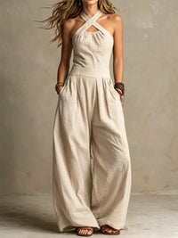 Novalie - Cross-Neck Jumpsuit