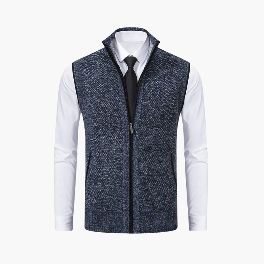 Oswin | Men's Zip-Up Sweater Vest