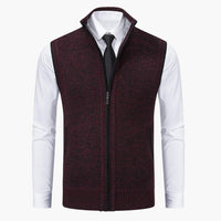 Oswin | Men's Zip-Up Sweater Vest